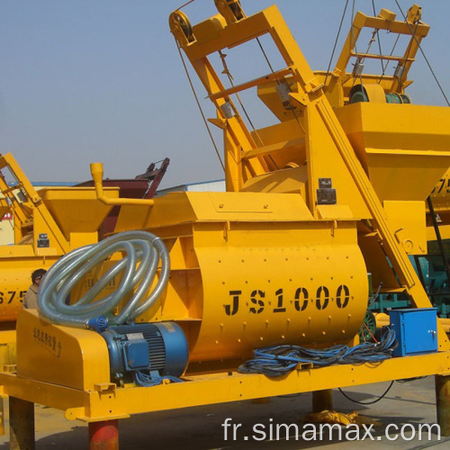 JS1000 Dernière machine de mélangeur en béton